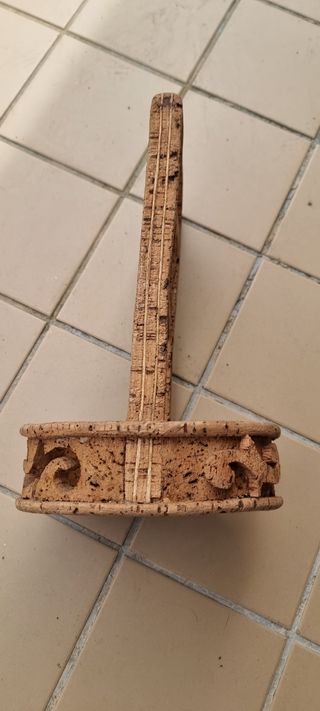 Vintage - Cesta Cortiça asa alta