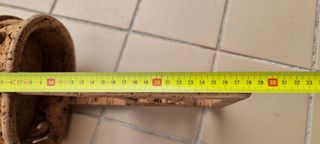 vintage - Cesta em Cortiça rectangular