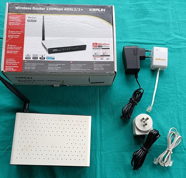 Router KRAUN ADSL2+ wireless 150Mps