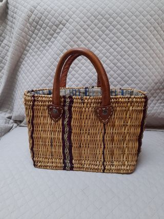 Bolso mimbre 