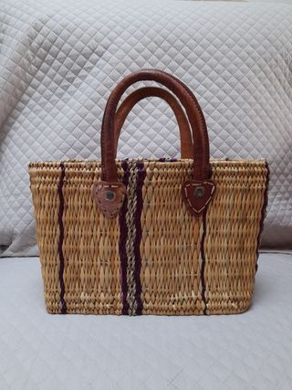 Bolso mimbre 
