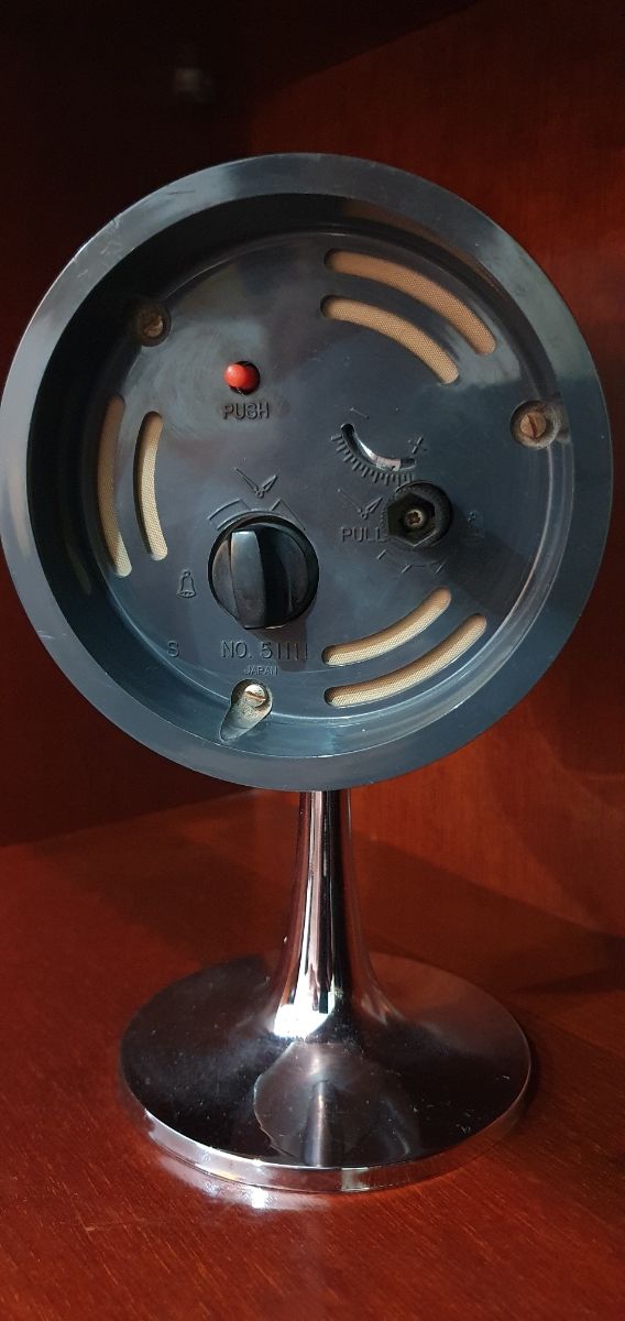 Reloj de sobremesa vintage japonés año 1970