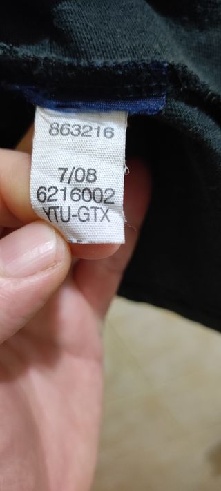 T-shirt nera vintage Tommy Hilfiger