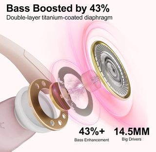 auriculares bluetooth rosas