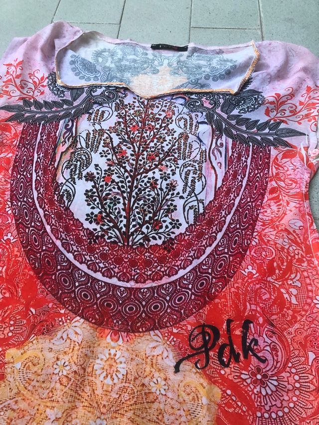 Maglia donna a fantasia S/M