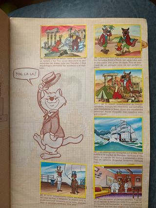 Album con bastantes cromos Willy fog retro