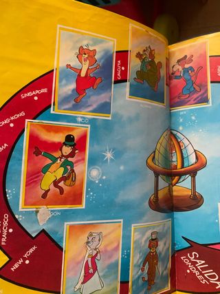 Album con bastantes cromos Willy fog retro