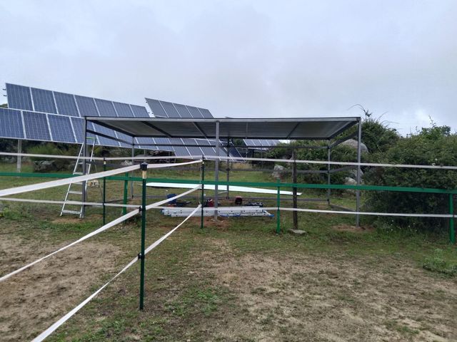 Cobertizos o techados para animales