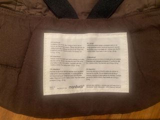Mochila portabebés ergonómica Manduca