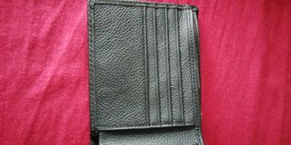 cartera billetera de cuero