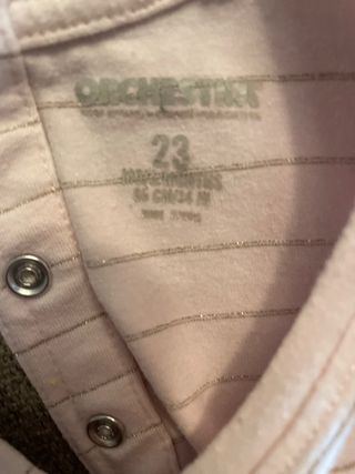 Camiseta rosa brillo 2 años