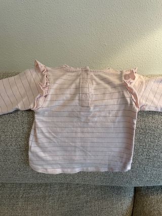 Camiseta rosa brillo 2 años