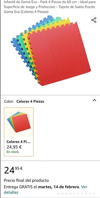 LOSETA BALDOSA PUZZLE 60X60X1CM PARA PISCINA,NUEVA