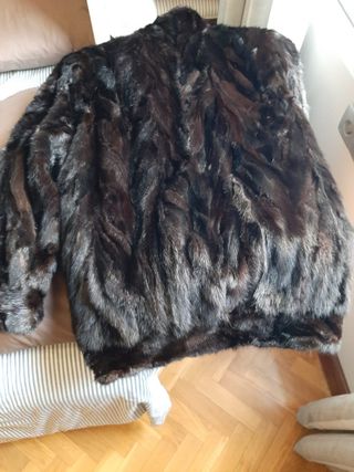 abrigo color visón