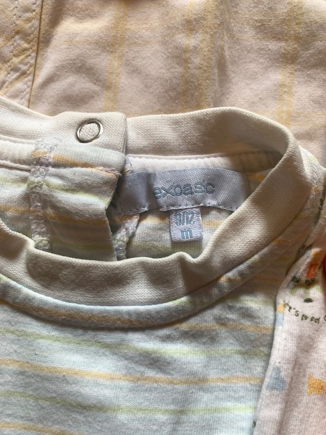 Lote 4 pijamas 9-12 meses