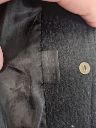 Abrigo lana Mohair autentica