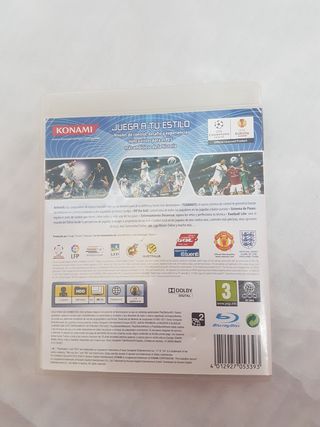 videojuegos ps3 pes2012