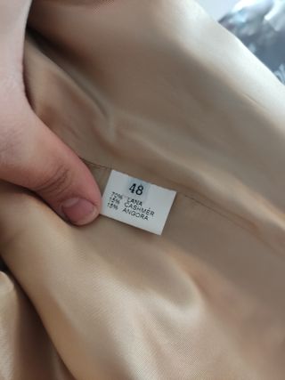 Chaqueta lana, cashmer y angora