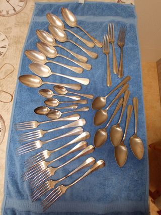 Cuberteria Alpaca antigua