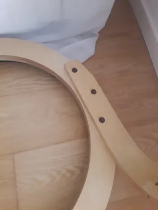 bases de madera sillon (giratoria) y reposapies