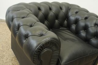 Butaca Chester cuero negro