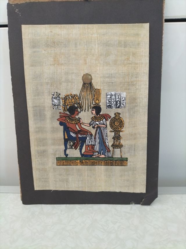 papiro egipcio 10,5 x 15 cm alto