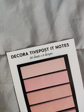 Post-it in carta colorata 
