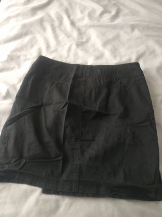 falda pareo negra Stradivarius