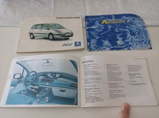 Manual del conductor Peugeot 807