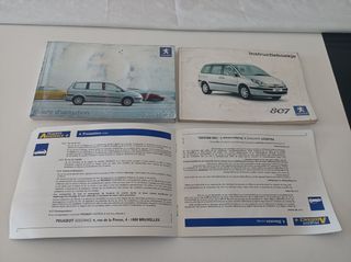 Manual del conductor Peugeot 807