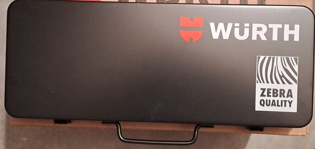 Conjunto de carraca 1/2 métrico 17 piezas WURTH