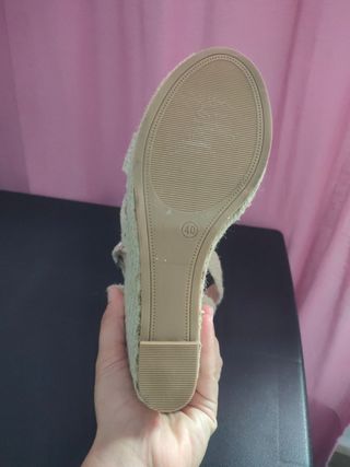 Zapatos de esparto