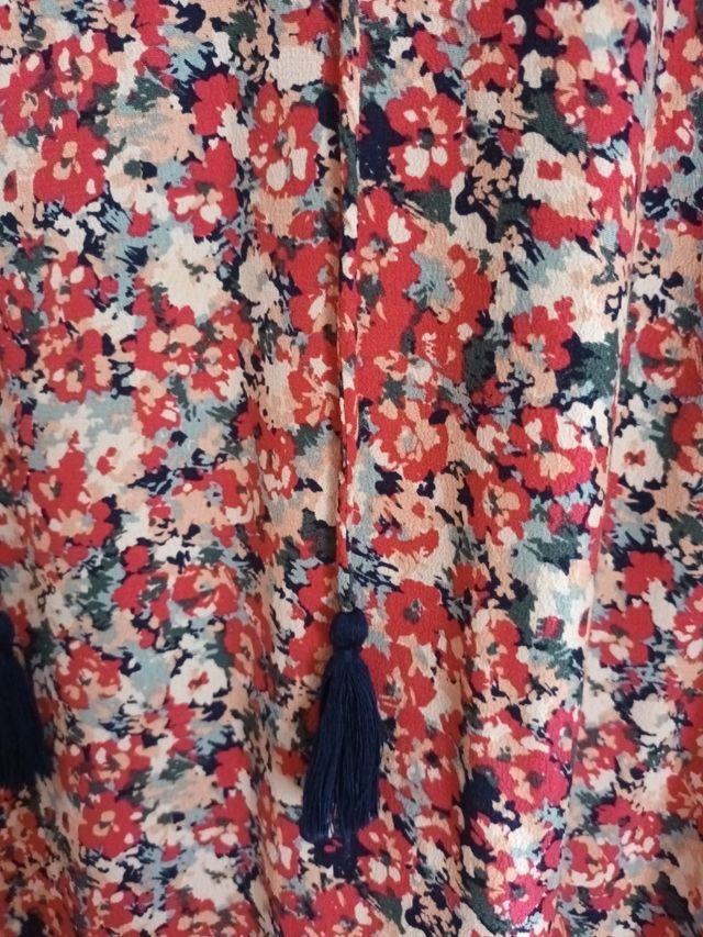 Vestido verano flores Oysho