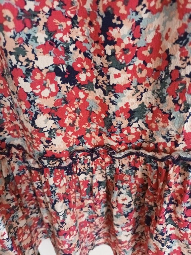 Vestido verano flores Oysho