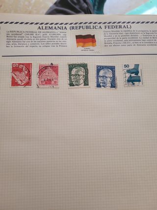 Album de sellos internacionles