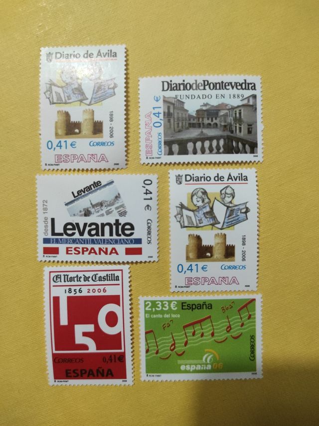 Sellos de España. Motivos diversos. Año 2006.