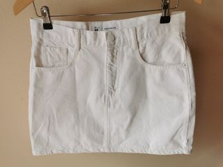 Falda tejana blanca El Cortés Inglés