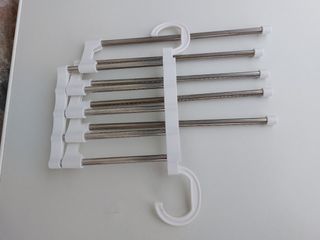 Lote 2 perchas múltiples para ropa