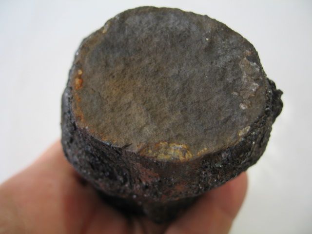 Xilopale rivestito in antracite. Minerali