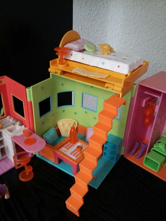 Apartamento Polly + 2 muñecas + accesorios