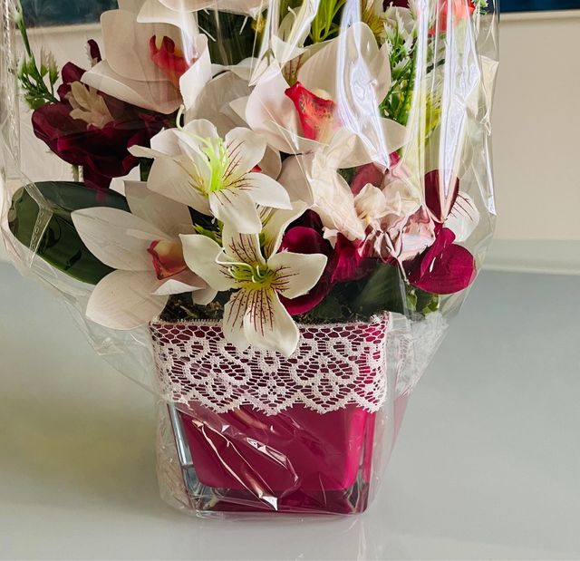 Pianta di orchidea finta