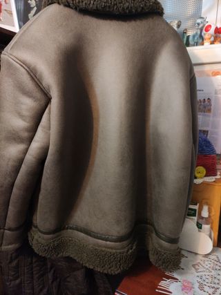 cazadora efecto piel 
