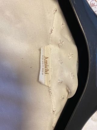 Blusa Amichi blanca talla M