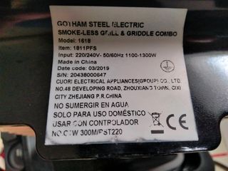 PARRILLA SIN HUMOS,GOTHAM STEEL.