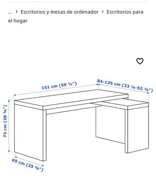 mesa de escritorio