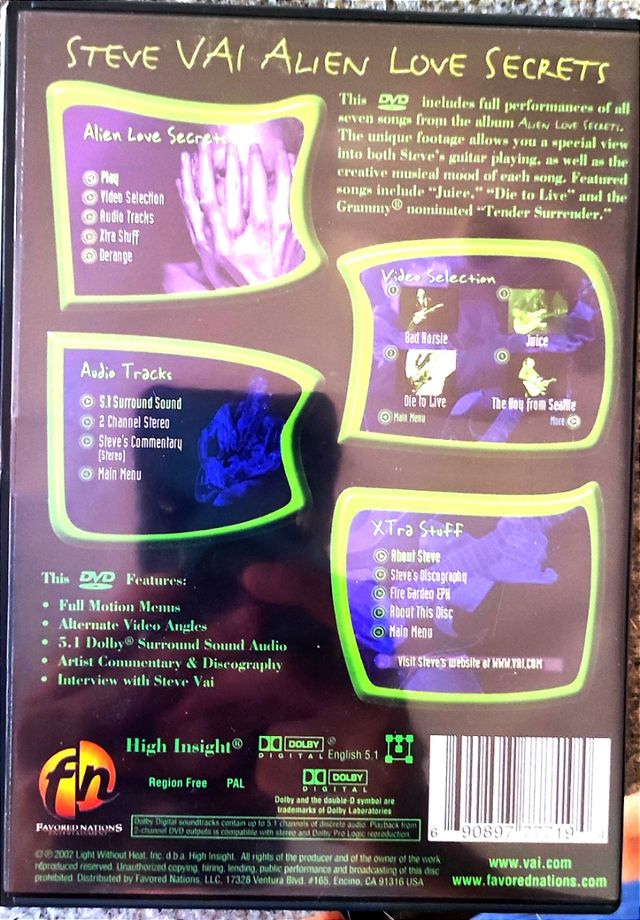 Steve Vai: Alien Love Secrets
