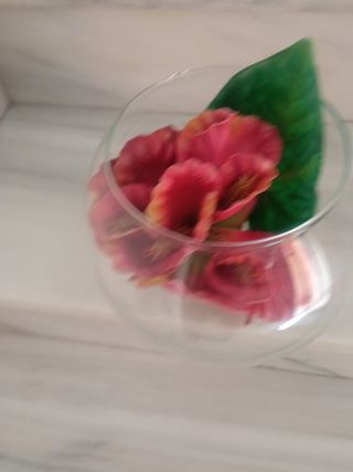 jarrón flores secas