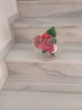 jarrón flores secas