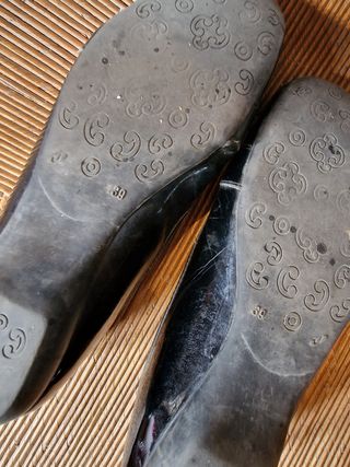 monolítica bailarina zapato charol negro 39