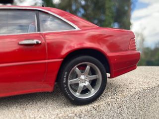 1/24: Mercedes 500 SL Fujimi kit a mano